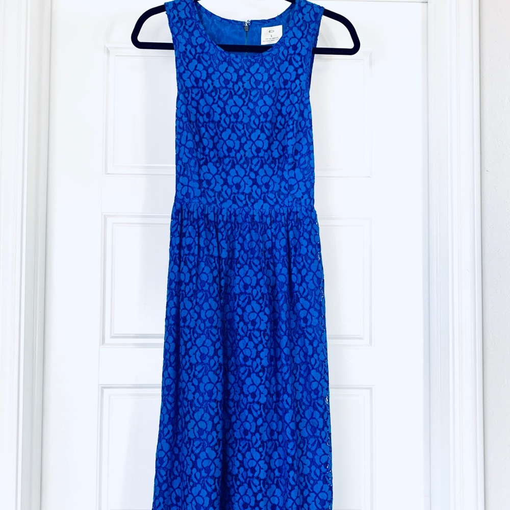 Urban outfitters blue lace dress